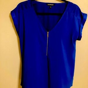 Royal Blue with gold hardware Express top